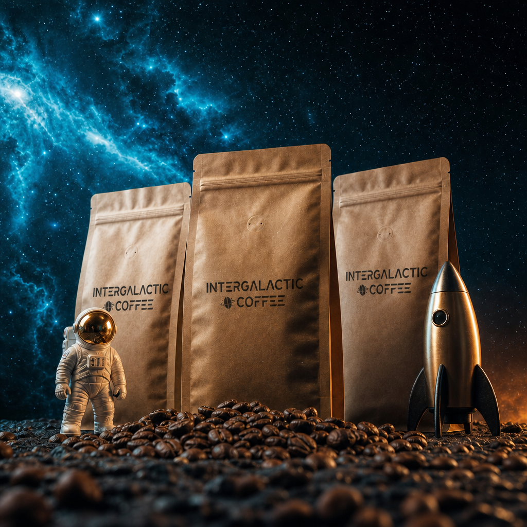Specialty coffee collection from Intergalactic Coffee Roasters
